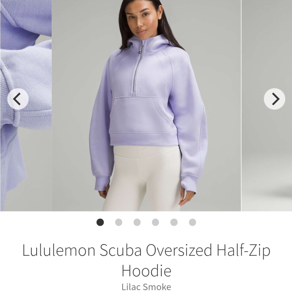 Lululemon Scuba Oversized Half Zip